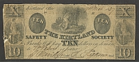 Kirtland, OH, The Kirtland Safety Society Bank $10, March 9, 1837